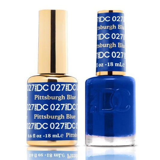 DND DC Matching Gel Polish Duo #027 - Pittsburgh Blue