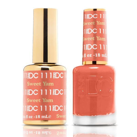 DND DC Matching Gel Polish Duo #111 - Sweet Yam