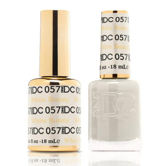 DND DC Matching Gel Polish Duo #057 - White Bunny