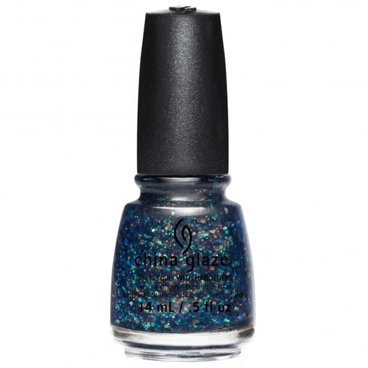 China Glaze Nail Lacquer MOONLIGHT THE NIGHT(blue glitter) 83411