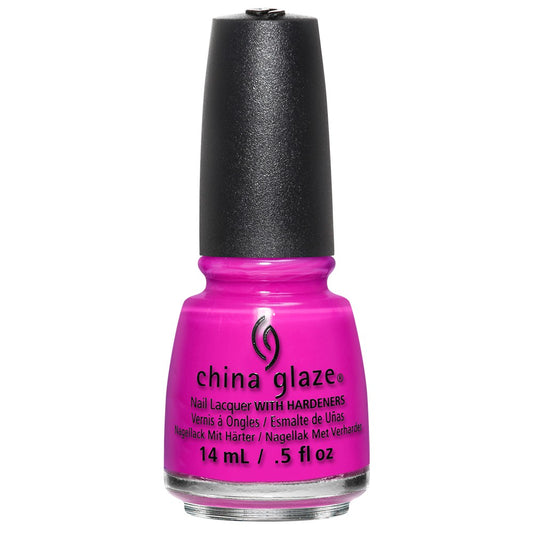 China Glaze Nail Lacquer I'LL PINK TO THAT (neon fuchsia crème) 83543