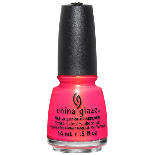 China Glaze Nail Lacquer BITE ME (neon pink crème)  83542