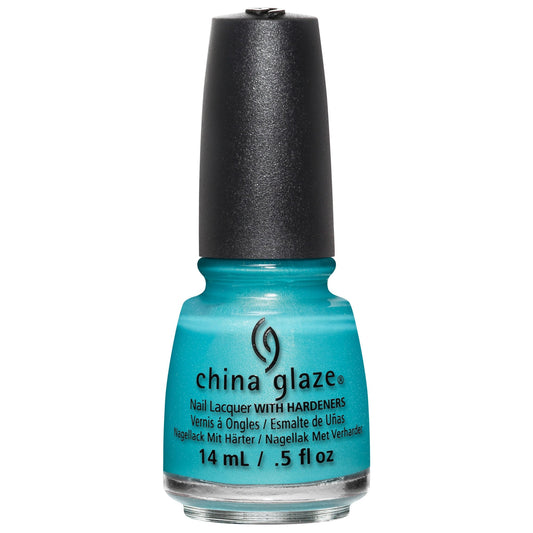 China Glaze Nail Lacquer WHAT I LIKE ABOUT BLUE (neon blue shimmer) 83550