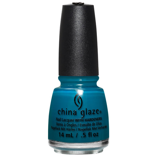 China Glaze Nail Lacquer JAGGED LITTLE TEAL (dark teal crème)  83611