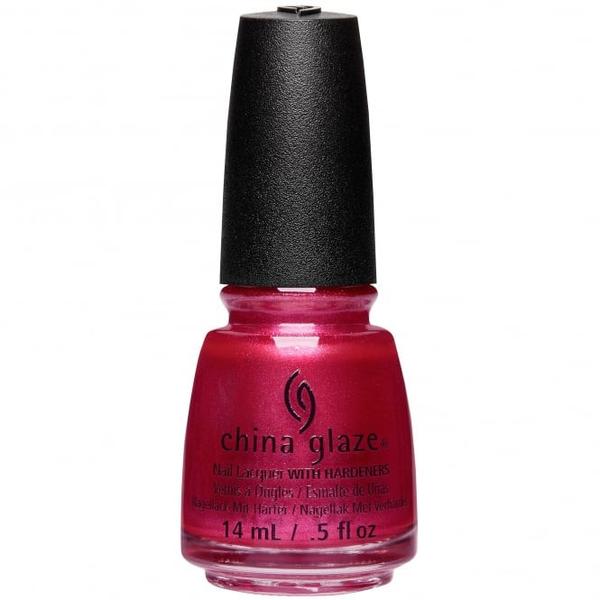 China Glaze Nail Lacquer THE MORE THE BERRIER (red shimmer)  83780