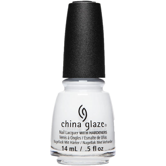 China Glaze Nail Lacquer BLANC OUT (white/blue crème) 66223