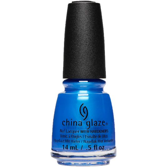 China Glaze Nail Lacquer CRUSHIN' ON BLUE (blue shimmer) 66224