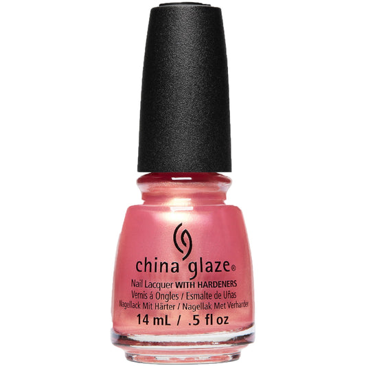 China Glaze Nail Lacquer MOMENT IN THE SUNSET (pink/peach shimmer) 66221