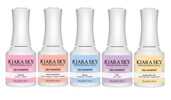 Kiara Sky Dip Essential Step 1 to 6