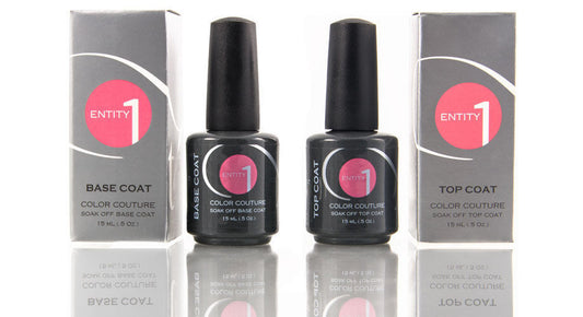 Entity 1 Color Couture Gel Polish Top & Base Duo