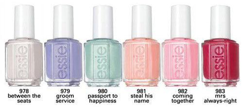 Essie Mrs Always-Right Nail Lacquer Bridal 2017 Collection Full Set 6pcs