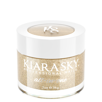 KIARA SKY ALL-IN-ONE DIP POWDER - D5017 DRIPPING IN GOLD