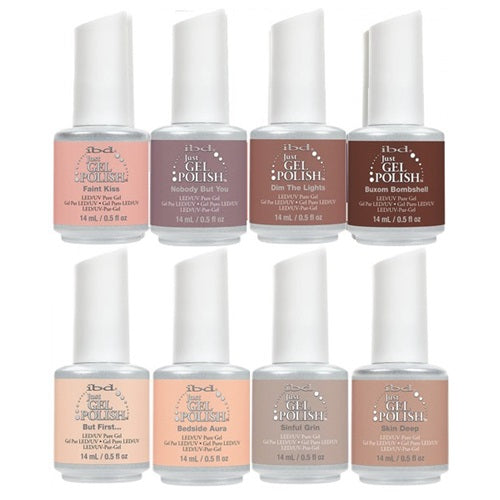 IBD Just Gel Polish Nude 2017 Full Set 8pcs!