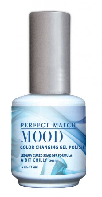 PERFECT MATCH MOOD COLOR CHANGING GEL POLISH 0.5oz e 15mL #MPMG05-A BIT CHILLY