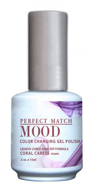 PERFECT MATCH MOOD COLOR CHANGING GEL POLISH 0.5oz e 15mL #MPMG11-CORAL CARESS