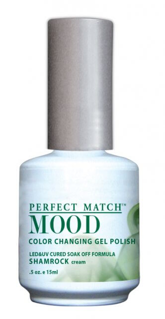 PERFECT MATCH MOOD COLOR CHANGING GEL POLISH 0.5oz e 15mL #MPMG22-SHAMROCK