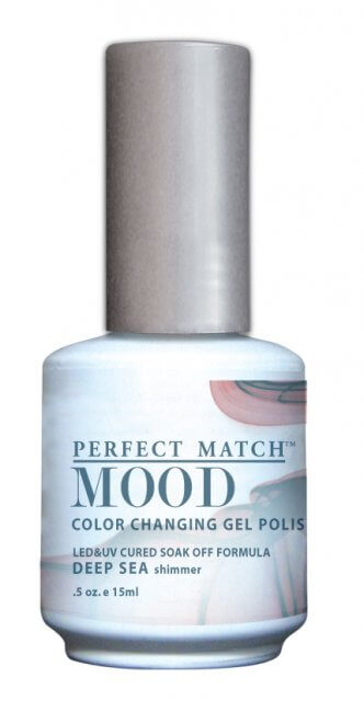 PERFECT MATCH MOOD COLOR CHANGING GEL POLISH 0.5oz e 15mL #MPMG25-DEEP SEA