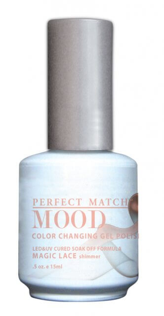 PERFECT MATCH MOOD COLOR CHANGING GEL POLISH 0.5oz e 15mL #MPMG27-MAGIC LACE