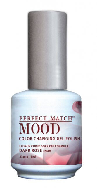 PERFECT MATCH MOOD COLOR CHANGING GEL POLISH 0.5oz e 15mL #MPMG34-DARK ROSE