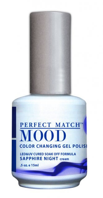 PERFECT MATCH MOOD COLOR CHANGING GEL POLISH 0.5oz e 15mL #MPMG43-SAPPHIRE NIGHT