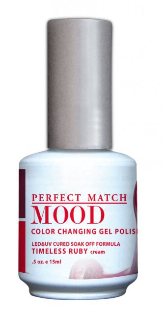 PERFECT MATCH MOOD COLOR CHANGING GEL POLISH 0.5oz e 15mL #MPMG44-TIMELESS RUBY