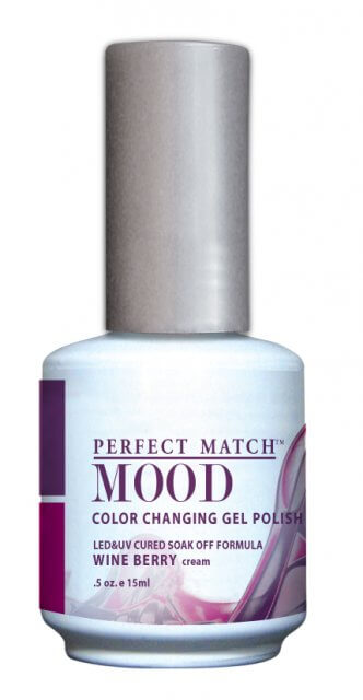 PERFECT MATCH MOOD COLOR CHANGING GEL POLISH 0.5oz e 15mL #MPMG49-WINE BERRY