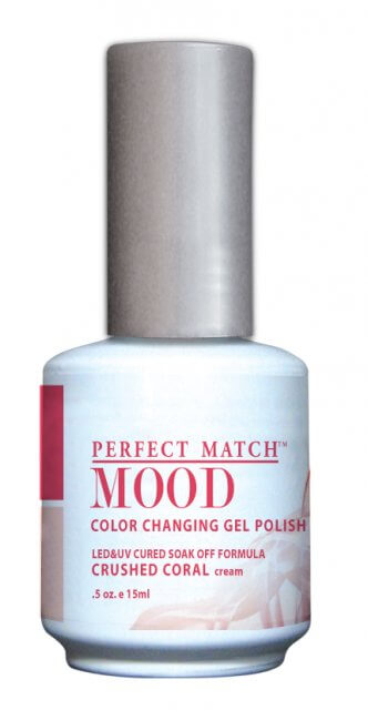 PERFECT MATCH MOOD COLOR CHANGING GEL POLISH 0.5oz e 15mL #MPMG55-CRUSHED CORAL