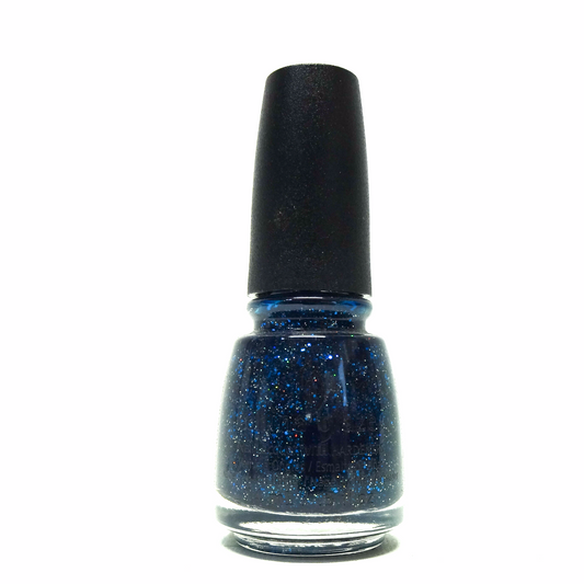 China Glaze Nail Lacquer STAR HOPPING (midnight blue holographic glitter) 82700