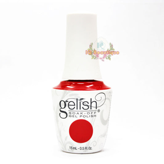 Harmony Gelish Gel Polish FIRE CRACKER - HOT RED CRéME