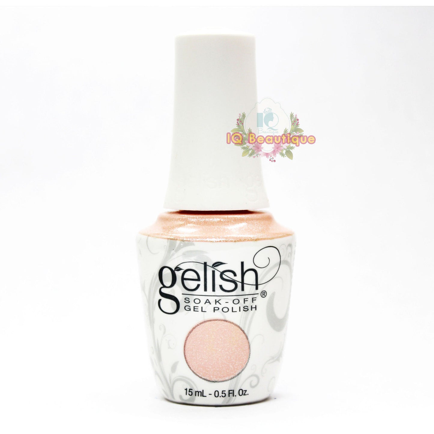 Harmony Gelish Gel Polish AMBIENCE - SHEER PINK WITH SILVER FROST