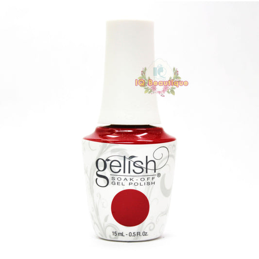 Harmony Gelish Gel Polish HOT ROD RED - BRIGHT RED CRéME