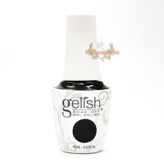 Harmony Gelish Gel Polish BLACK SHADOW - BLACK CRéME