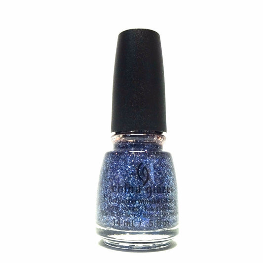 China Glaze Nail Lacquer LET'S DEW IT (Multi dimension blue gray glitter) 82706