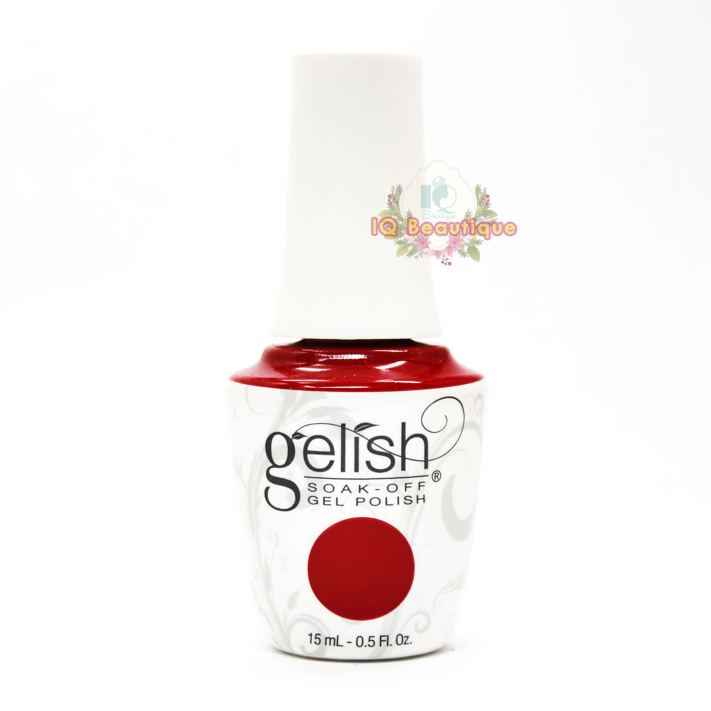 Harmony Gelish Gel Polish RUBY TWO-SHOES - HOT RED WITH SUBTLE FROST