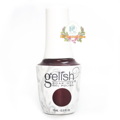 Harmony Gelish Gel Polish WANNA SHARE A TENT? - GARNET RED PEARL