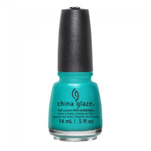 China Glaze Nail Lacquer MY WAY OR THE HIGHWAY (Turquoise Crème) 82380