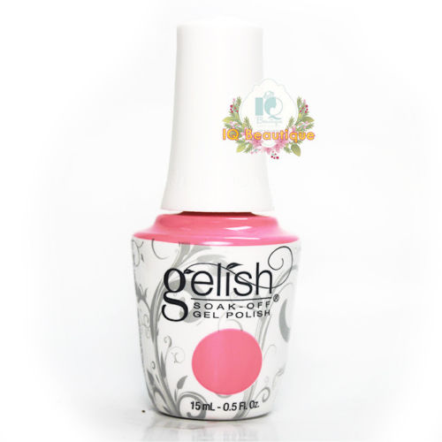 Harmony Gelish Gel Polish LOOK AT YOU, PINK-ACHU! - BUBBLEGUM PINK NEON CRéME
