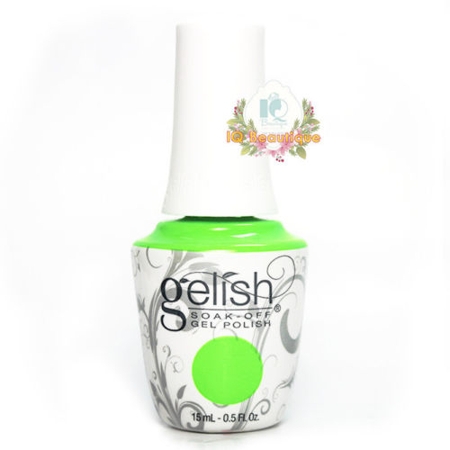 Harmony Gelish Gel Polish LIMONADE IN THE SHADE - GREEN NEON CRéME