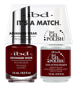 IBD Advanced Wear Color Duo Love at First Sangria 67007