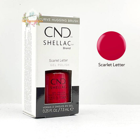 CND Shellac UV Gel Polish - Scarlet Letter (0.25 oz)