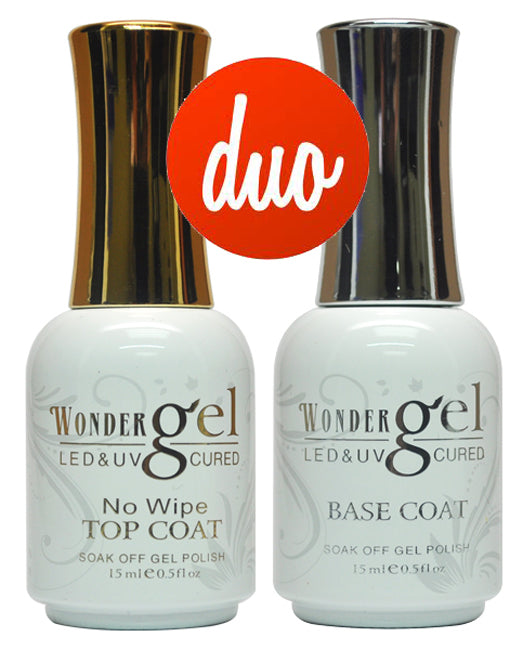 Wondergel Gel Polish Top & Base Duo